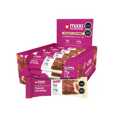 SUPLETECH - Caja Protein Bar Creamy Core 12 Unid Peanut - Maxi Nutrition