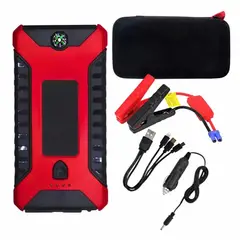 GENERICO - Partidor de Batería 12V 600A con Powerbank y Linterna LED