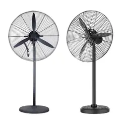 GENERICO - Pack 2 Ventiladores Industrial Turbina Alta Potencia de Pie 220V/260W