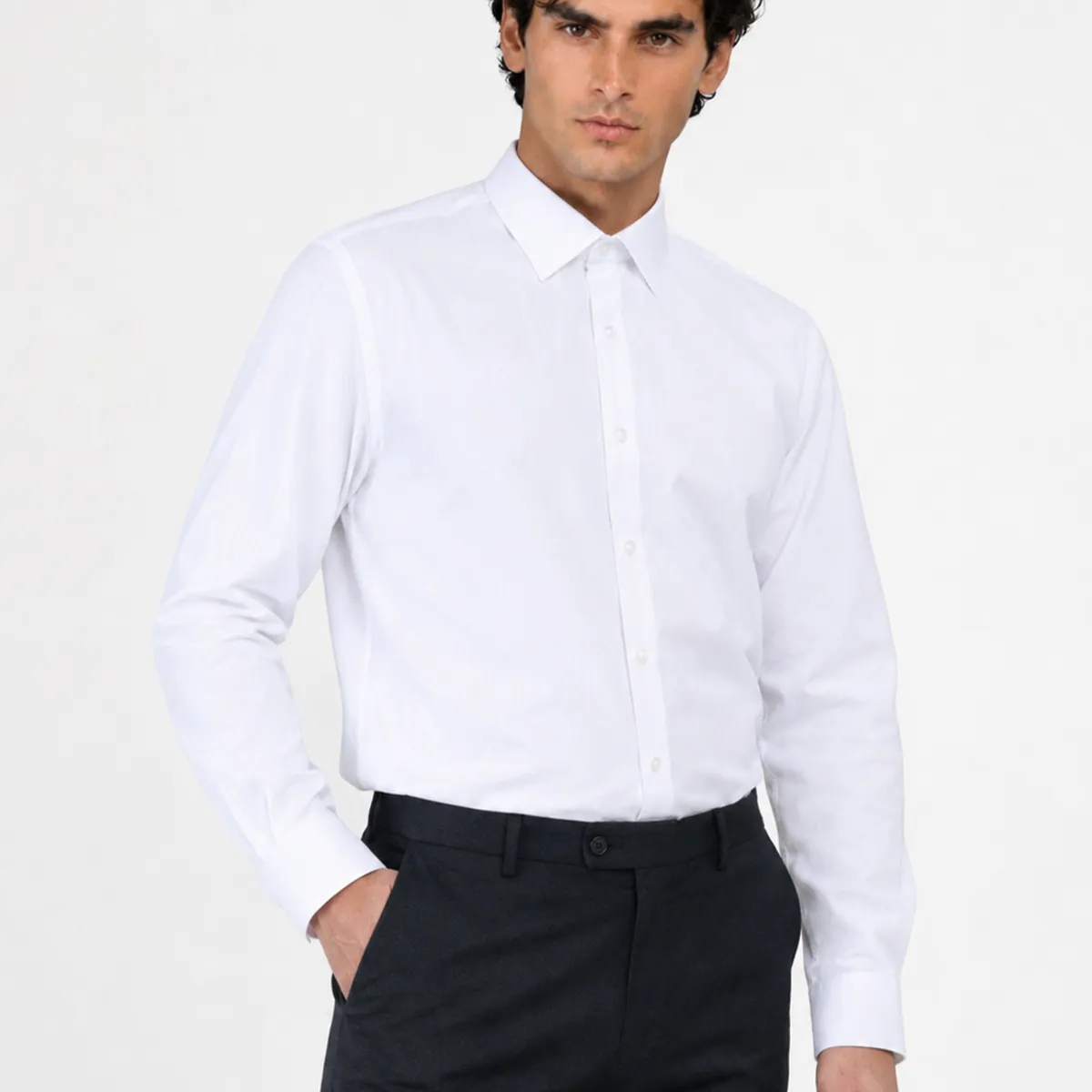 ARROW - Camisa Formal Texturada Slim Fit Blanco Arrow ARROW
