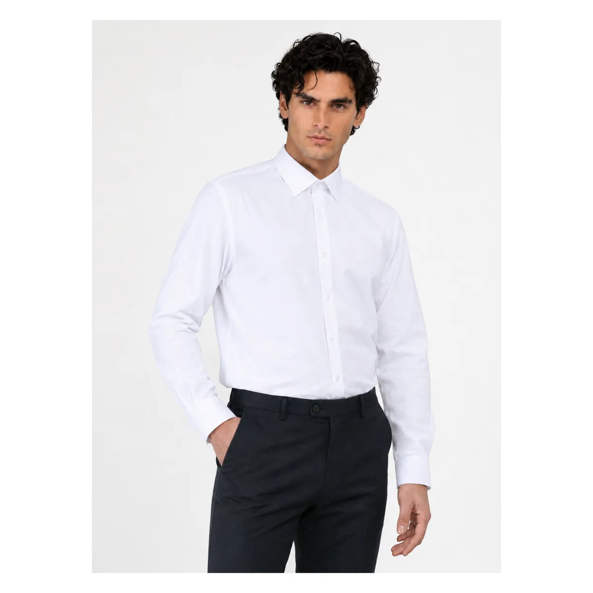 ARROW - Camisa Formal Texturada Slim Fit Blanco Arrow ARROW