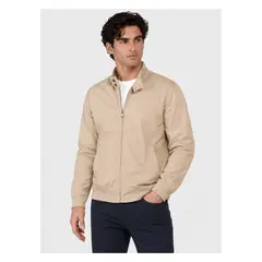 ARROW - Chaqueta Lisa Regular Fit Beige