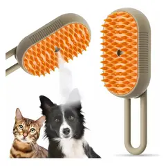 GENERICO - Cepillo Automatico Vapor Gatos Perros Quita Pelos USB Recargable