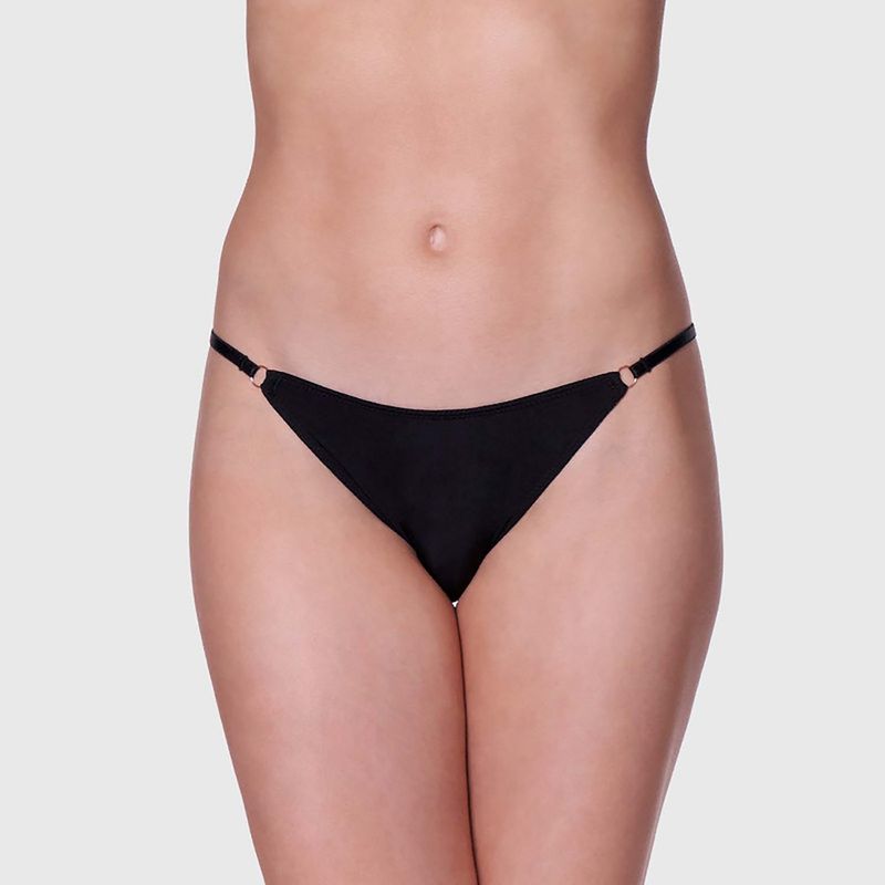 BAZIANI - Calzon Tanga Microfibra Lenceria Verano Mujer