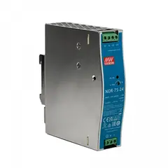 GENERICO - MEANWELL 24VDC 76W 3,2A ajust24-28V Ancho-33mm Riel-DIN Fuente Poder