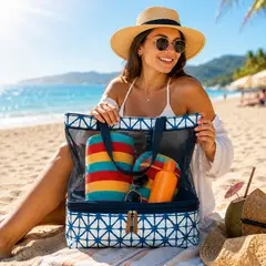GENERICO - Bolso Termico Cooler Impermeable 10 Litros Picnic Viaje
