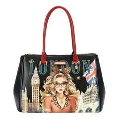 NICOLE LEE - TOTE SHOULDER LONDON EYE