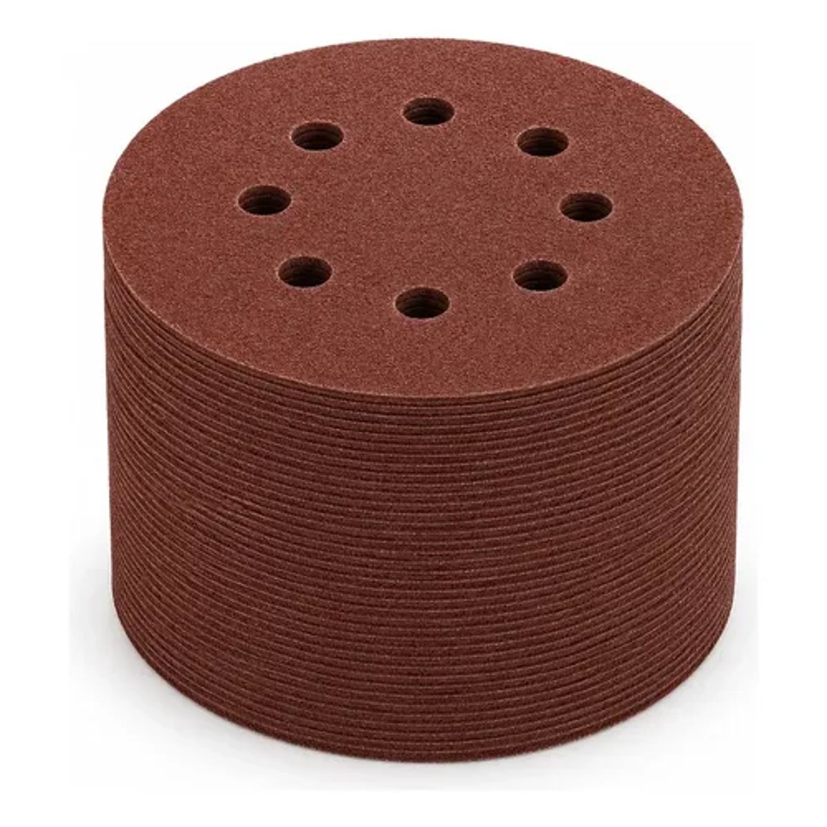 KLINGSPOR - Pack 50 Disco Lija Pulir Madera 125mm Grano 100ps Klingspor Marrón