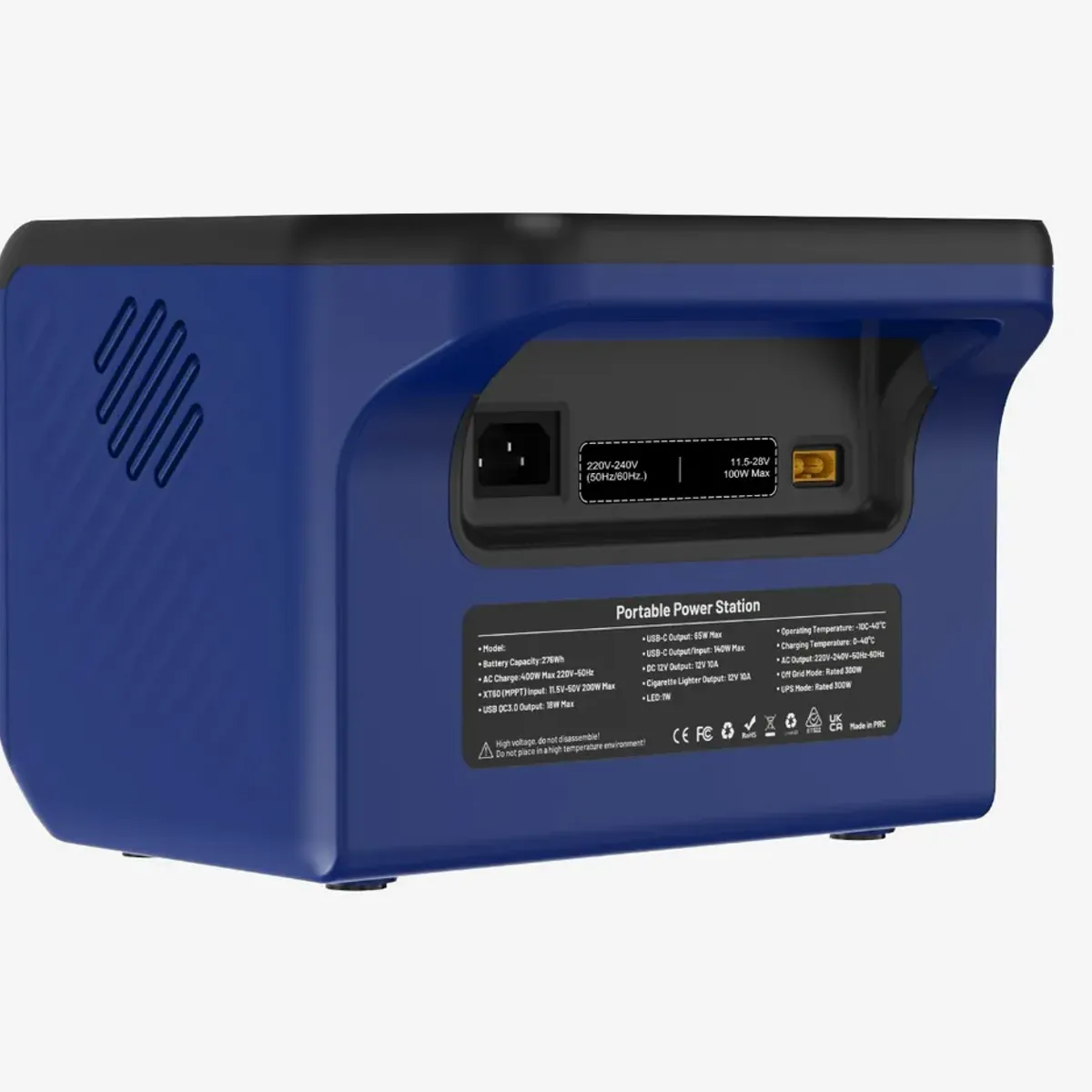 GENECTRA - Estación de Energía Genectra Nomad Mini 300W 288Wh Azul