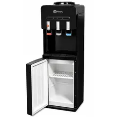 VAWEH - Dispensador de Agua Bidón Superior Fría, Caliente y Natural 3 Llaves Negro