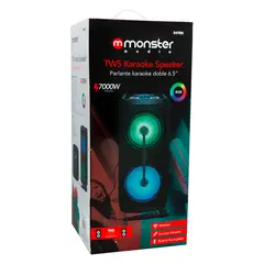MONSTER AUDIO - Parlante karaoke Monster 849BK doble 6 pulg Open Box