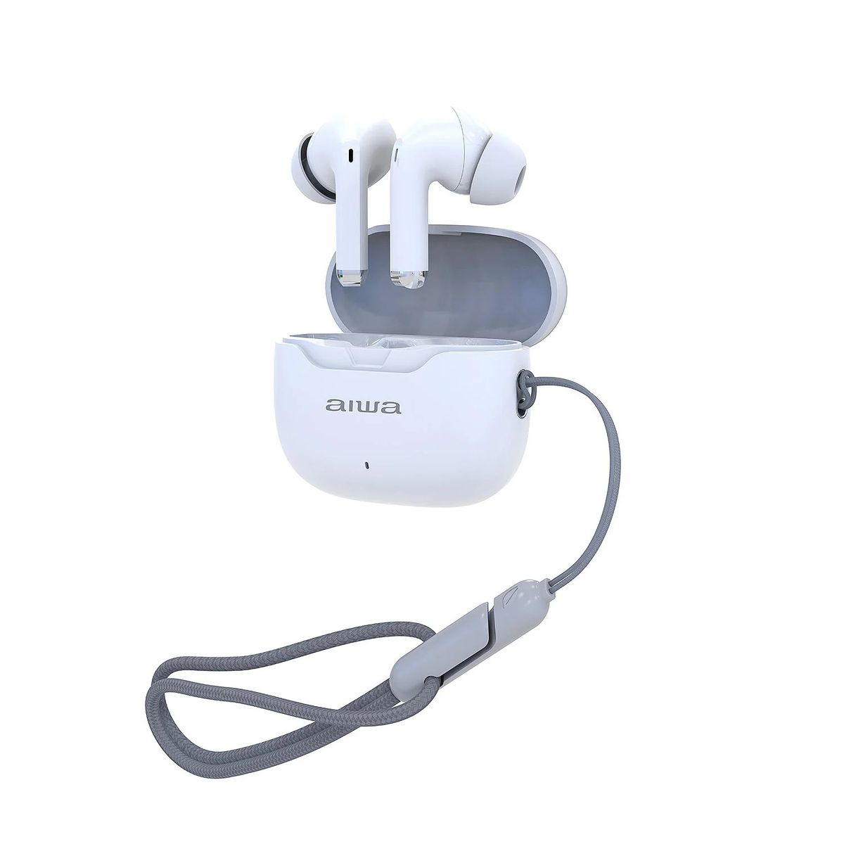 AIWA - AUDÍFONOS BLUETOOTH IN EAR TACTIL CANCELACIÓN DE RUIDO BLANCO AW-TWSG50ANCW