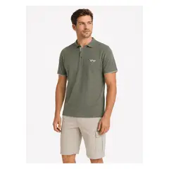ARROW - Polera Pique Regular Fit Verde