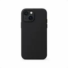 GENERICO - Carcasa Funda Silicona Negra Microfibra Compatible con iPhone 13 mini
