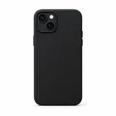GENERICO - Carcasa Funda Silicona Negra Microfibra Compatible con iPhone 15