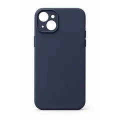GENERICO - Carcasa Silicona Para iPhone 15 Plus Color Azul Navy
