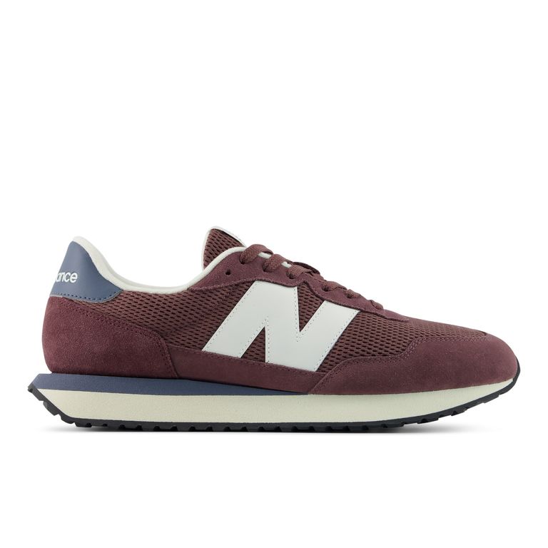 Zapatillas Urbanas Hombre 237 Burdeo/Gris