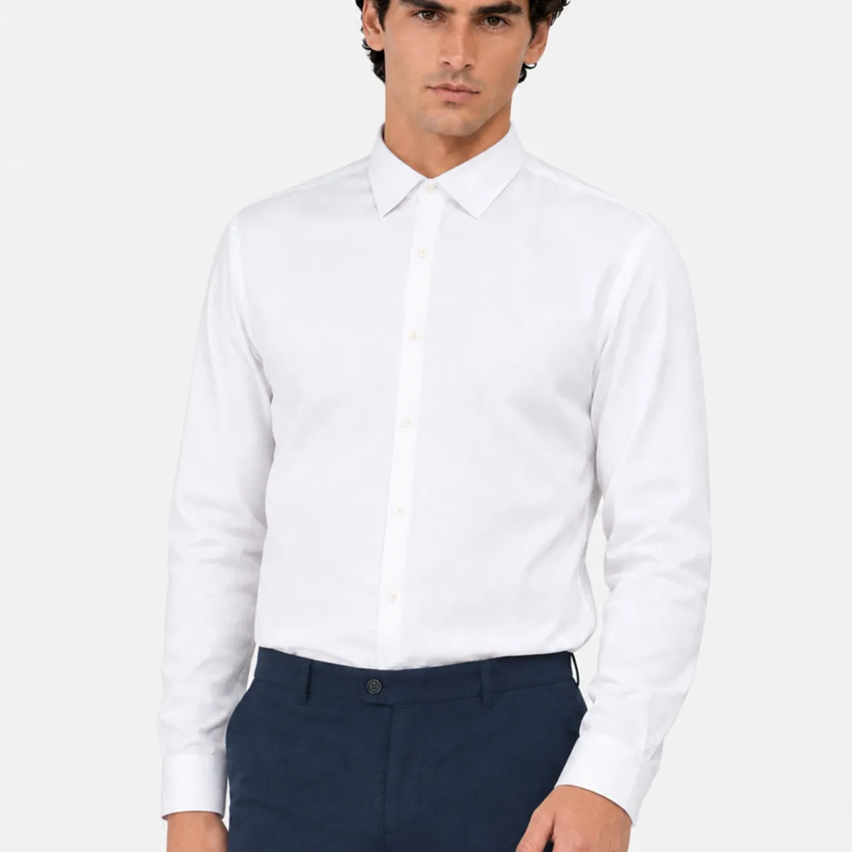 ARROW - Camisa Formal Spandex Slim Fit Blanco Arrow ARROW