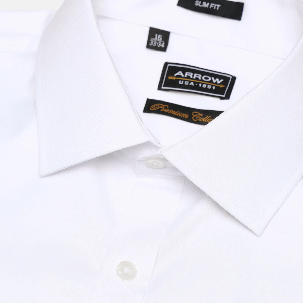ARROW - Camisa Formal Spandex Slim Fit Blanco Arrow ARROW