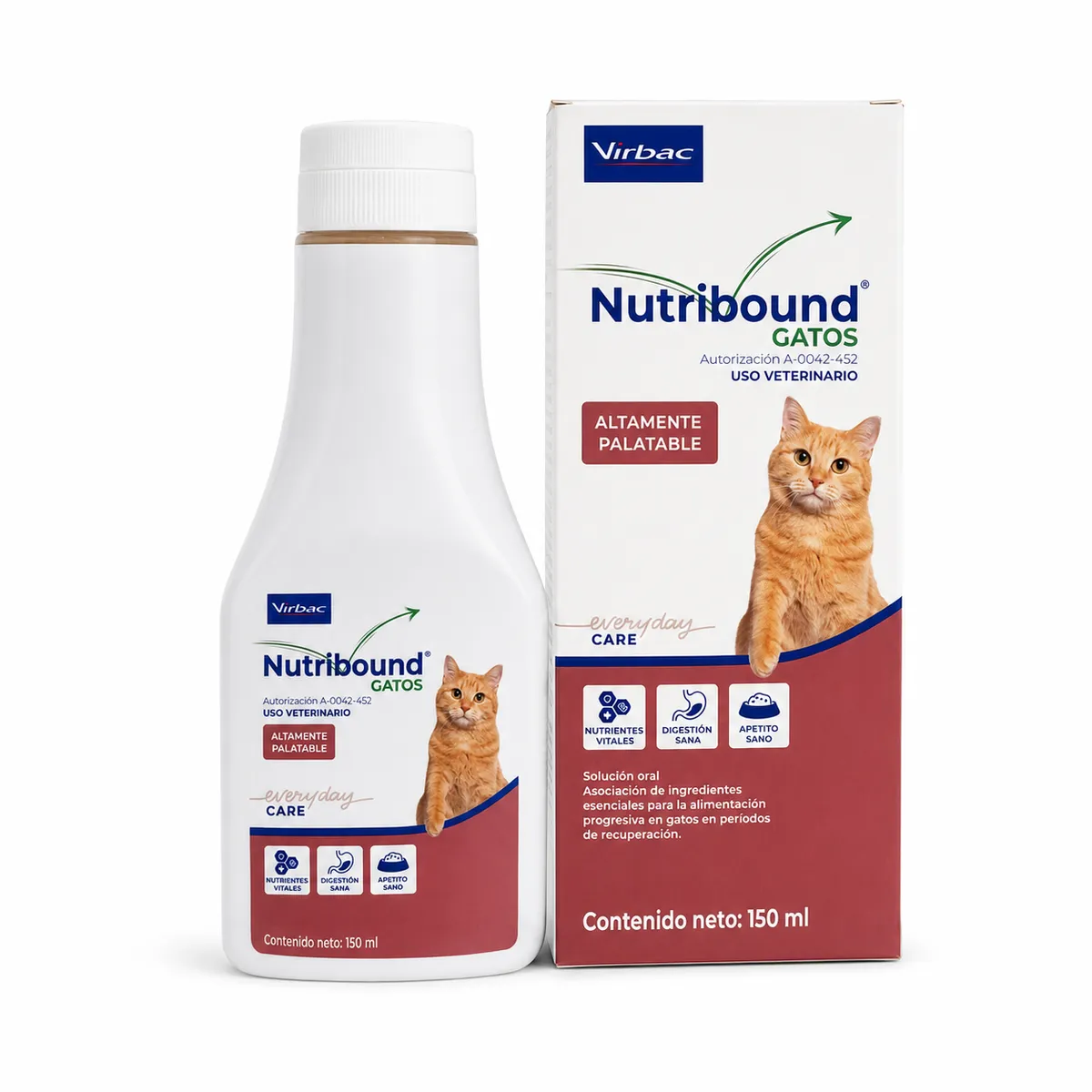 VIRBAC - Nutribound Virbac Gatos Recuperación 150 ml