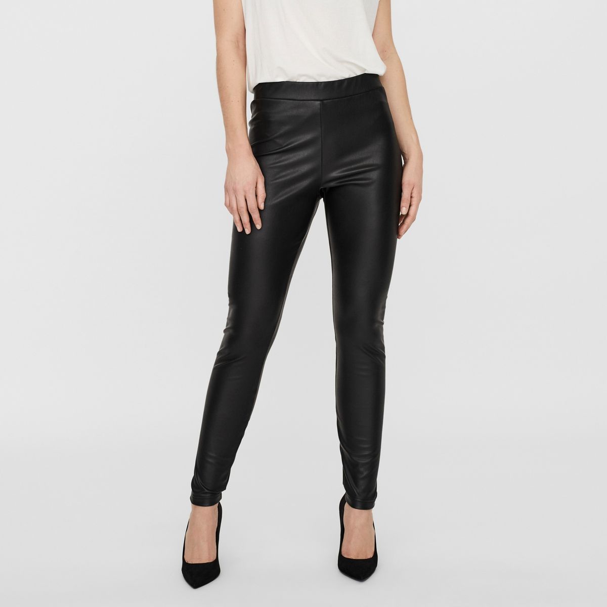 VERO MODA - Leggings Pu Mujer Vero Moda