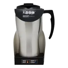 KEEP - Mug Térmico con Mango Negro 470 ml