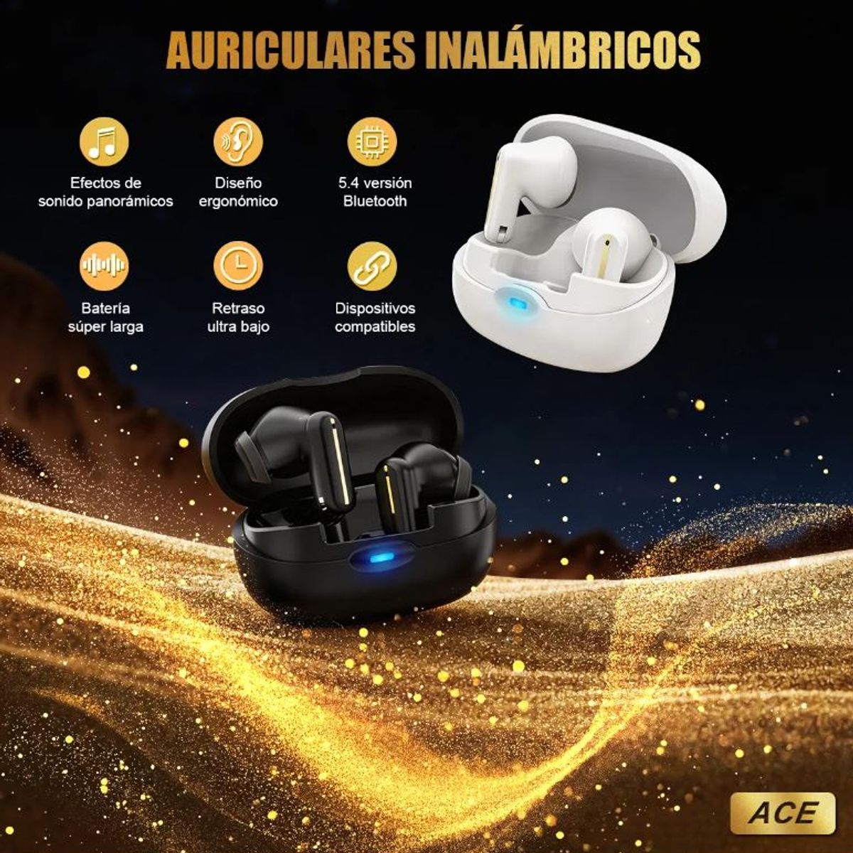 BLIK - Audifonos Bluetooth Inalámbricos True Wireless 30 Horas