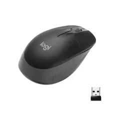LOGITECH - Mouse Inalámbrico M190 - Negro/Gris