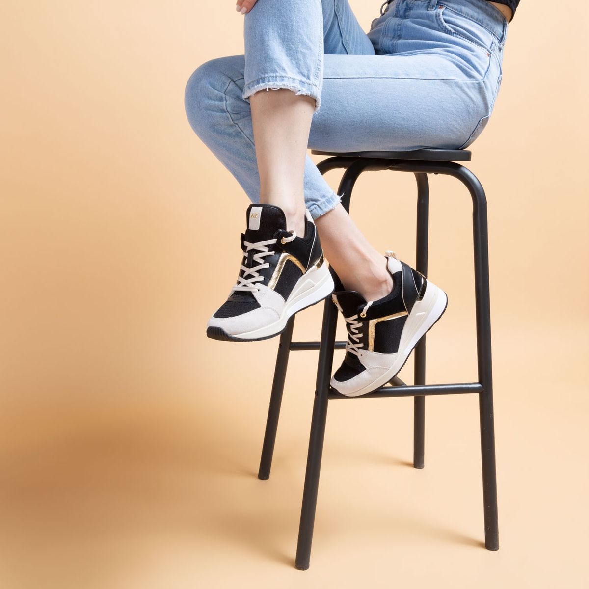 MICHAEL KORS - Michael Kors Zapatilla Urbana Mujer Cuero Negro