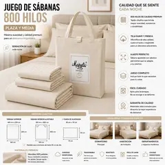 MP - Sabana de 800 hilos king