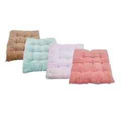 GENERICO - Cojín Silla Terraza 40x40cm Colores Surtidos 1 Pcs