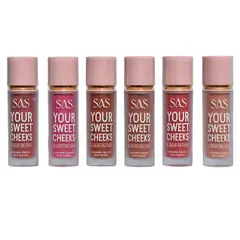 SAS - Pack de 6 Rubores Liquidos Your Sweet Cheeks - Tonos Surtidos