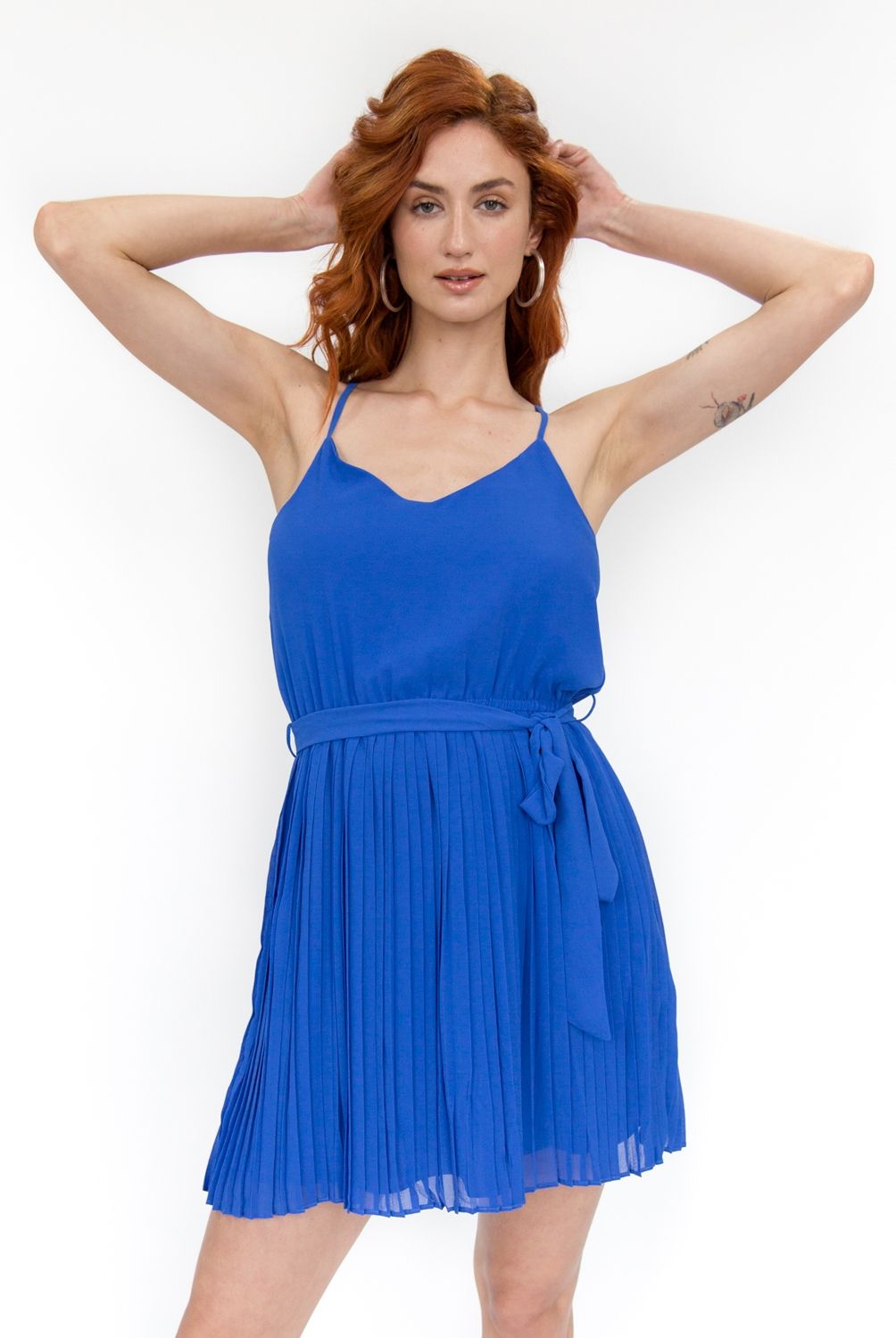 RACAVENTURA - Vestido Falda Plizada Coventry