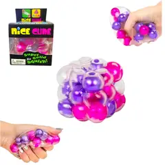 GENERICO - Squishy Sensorial Antiestrés NeeDoh Nice Cube Con Esferas De Colores Fidget Toy