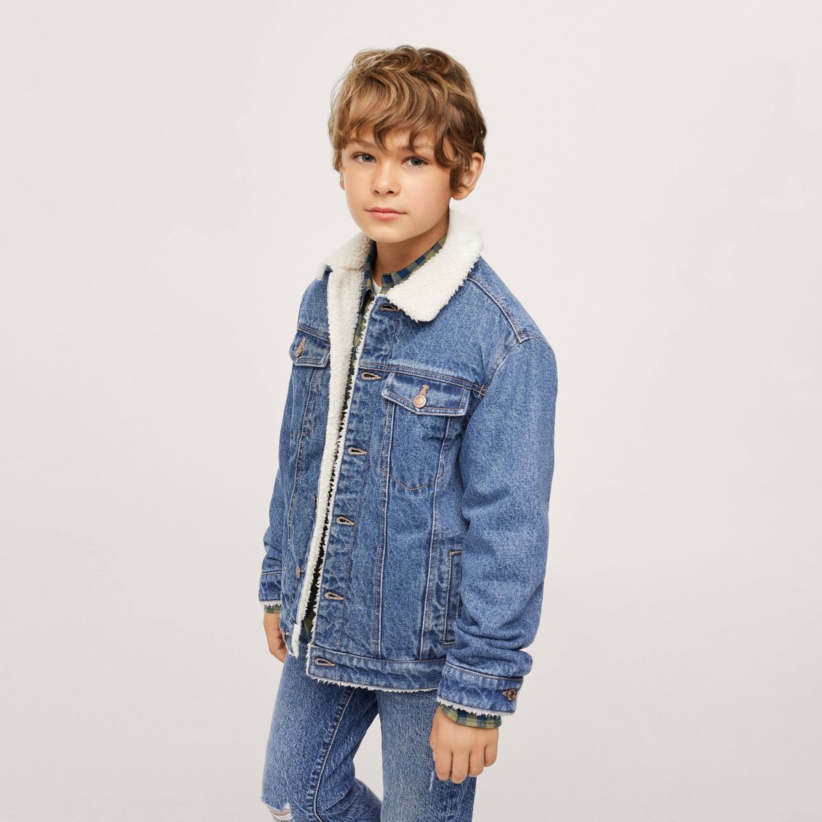 MANGO KIDS - Chaqueta Denim Chiporro Niño