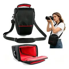 GENERICO - Bolso Cámara Fotográfica Y Lente Dslr Antigolpes Impermeable
