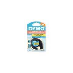 DYMO - Cinta Rotuladora LetraTag 12 mm 4m Amarillo
