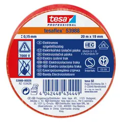 TESA - Cinta Aislante Tesaflex 53988 19 mm x 20 m Rojo
