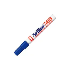 ARTLINE - Plumón Pizarra 509 Recargable Punta Biselada Azul