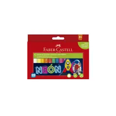 FABER-CASTELL - Plasticina Neón 12 Colores