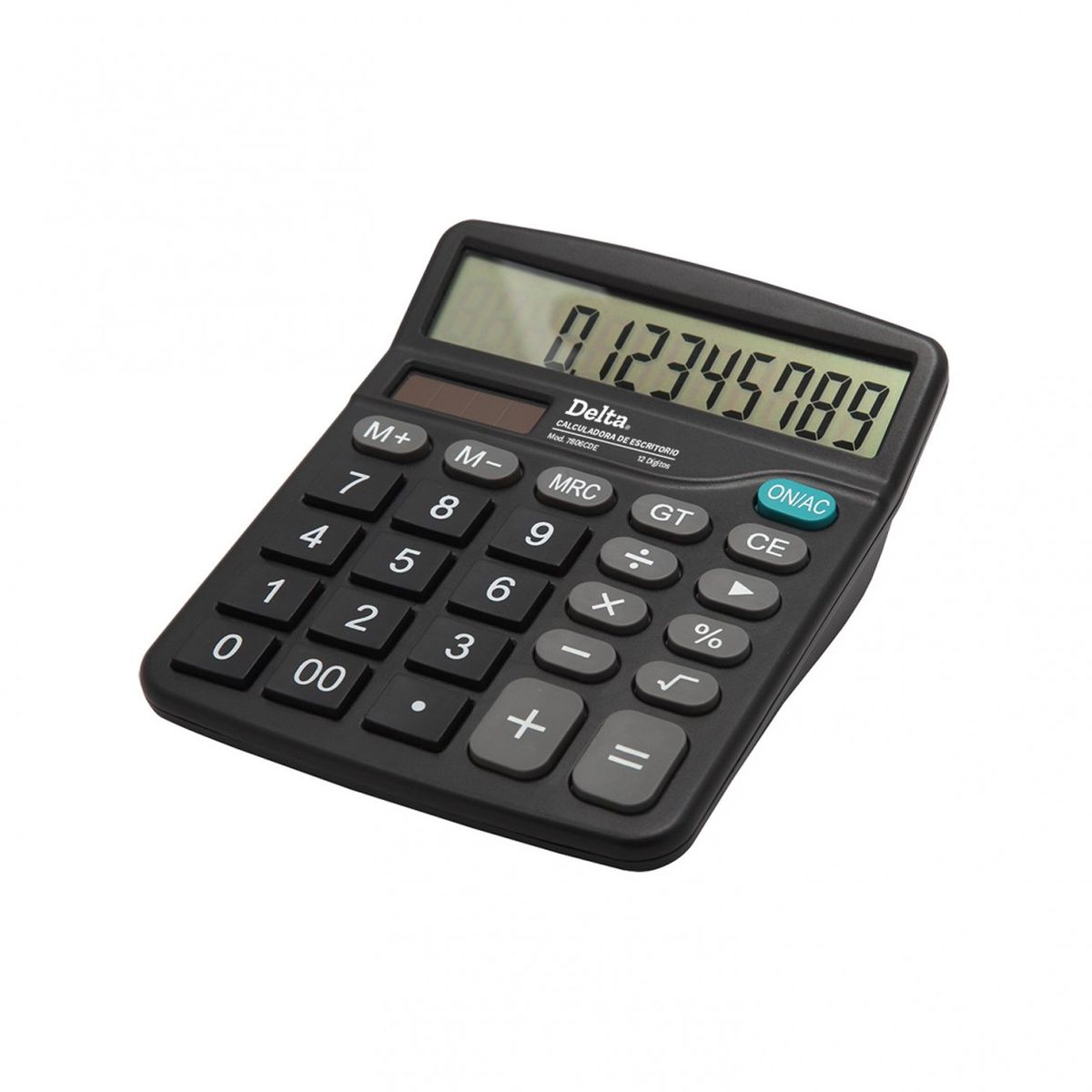 DELTA - Calculadora Básica Delta de Escritorio 12 Dígitos