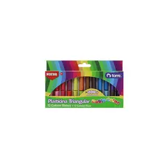 TORRE - Plasticina Doble Color Fluor 24 Colores