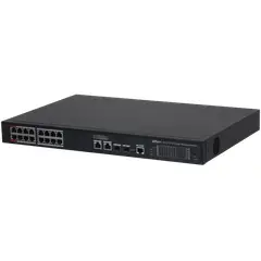 DAHUA - DH-S4220-16GT-190. Switch 16 puertos PoE Gigaethernet 2 Puertos Gigaethernet 2 puertos SFP 1Gb