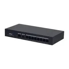 DAHUA - DH-PFS3110-8GT-65. Switch de 8 puertos PoE 2 Up-Link Gigaethernet.