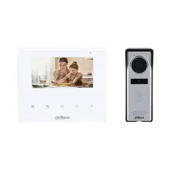 DAHUA - DHI-KTA04. Kit Video Portero Analogo Incluye Timbre Monitor y Fuente