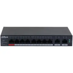 DAHUA - DH-CS4010-8GT-110. SWITCH 8 PUERTOS POE GIGA. ADMIN CLOUD.
