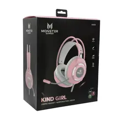 MONSTER AUDIO - Headset Gamer Monster Girl Warm Open Box