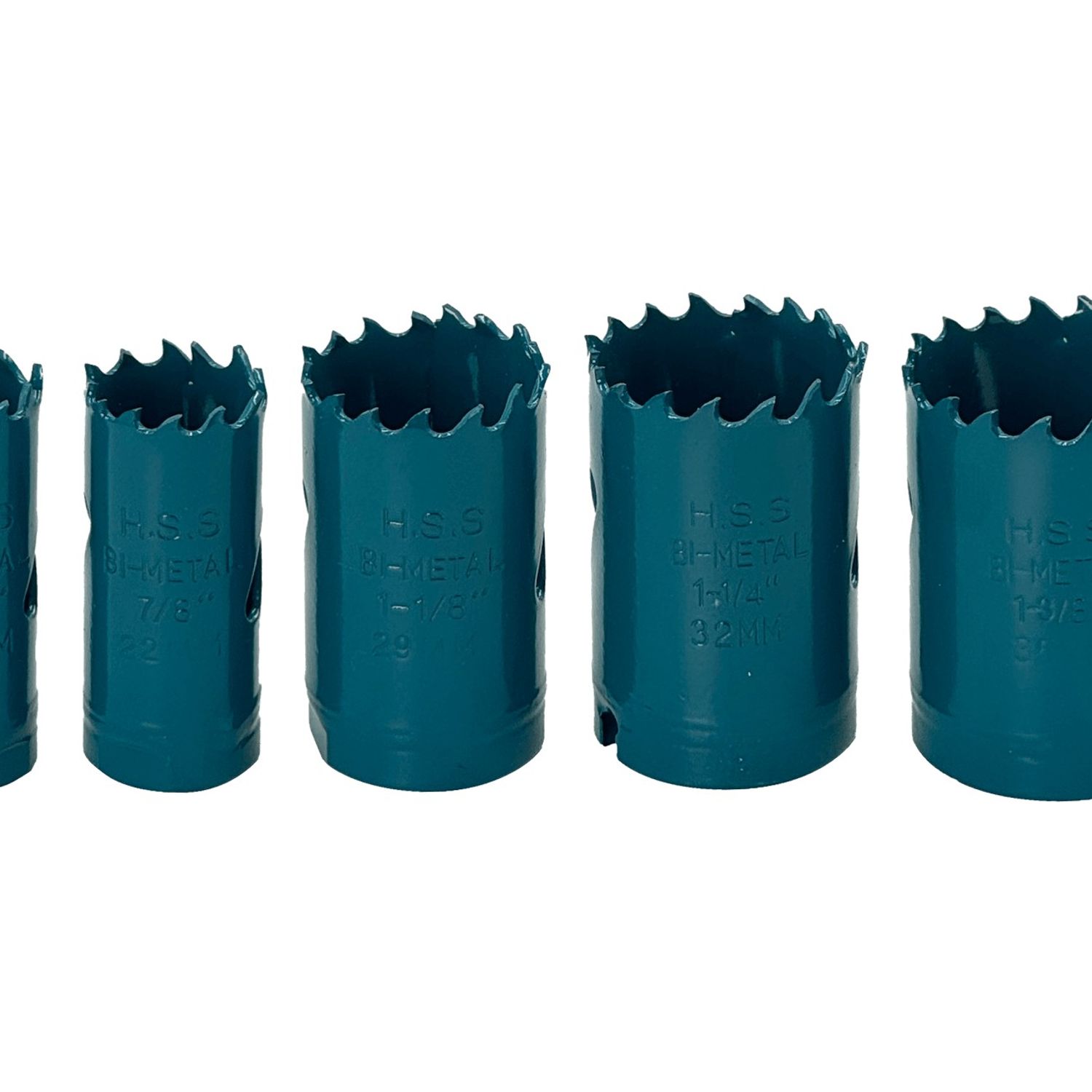 TOTAL TOTAL 5-Copas Sierras Bimetalica 19-22-29-32-35mm HSS M3