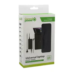 GENERAL POWER - Cargador Universal 65W Slim Auto Open Box