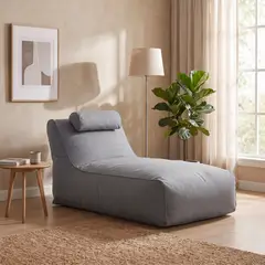 RELAN - Pouf Puff Sillon Largo Individual con Relleno 154x65